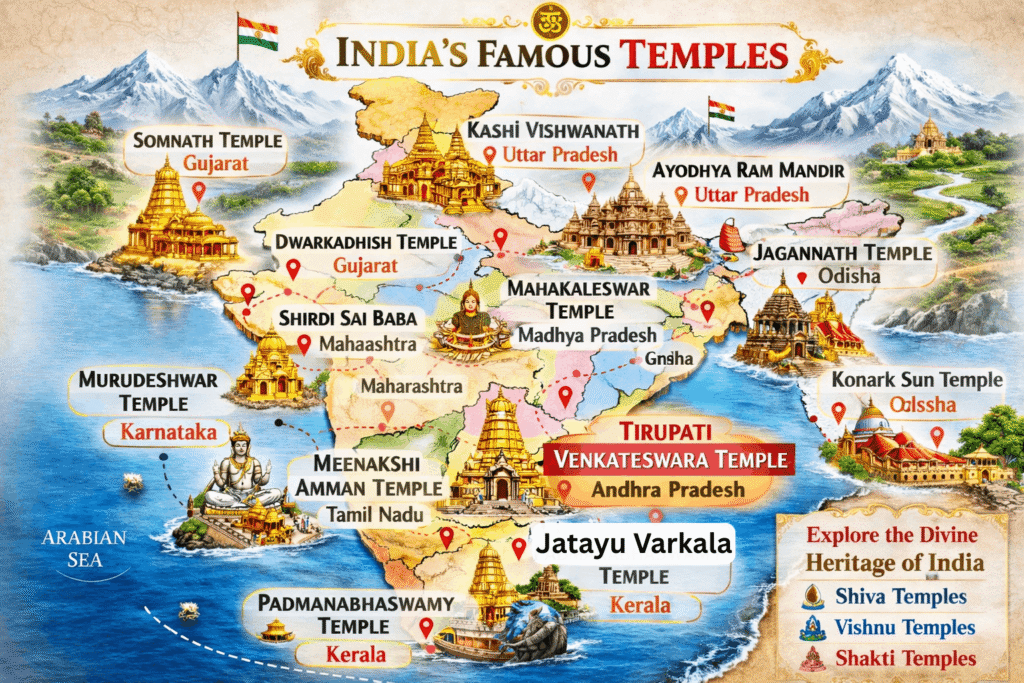 india famous temples